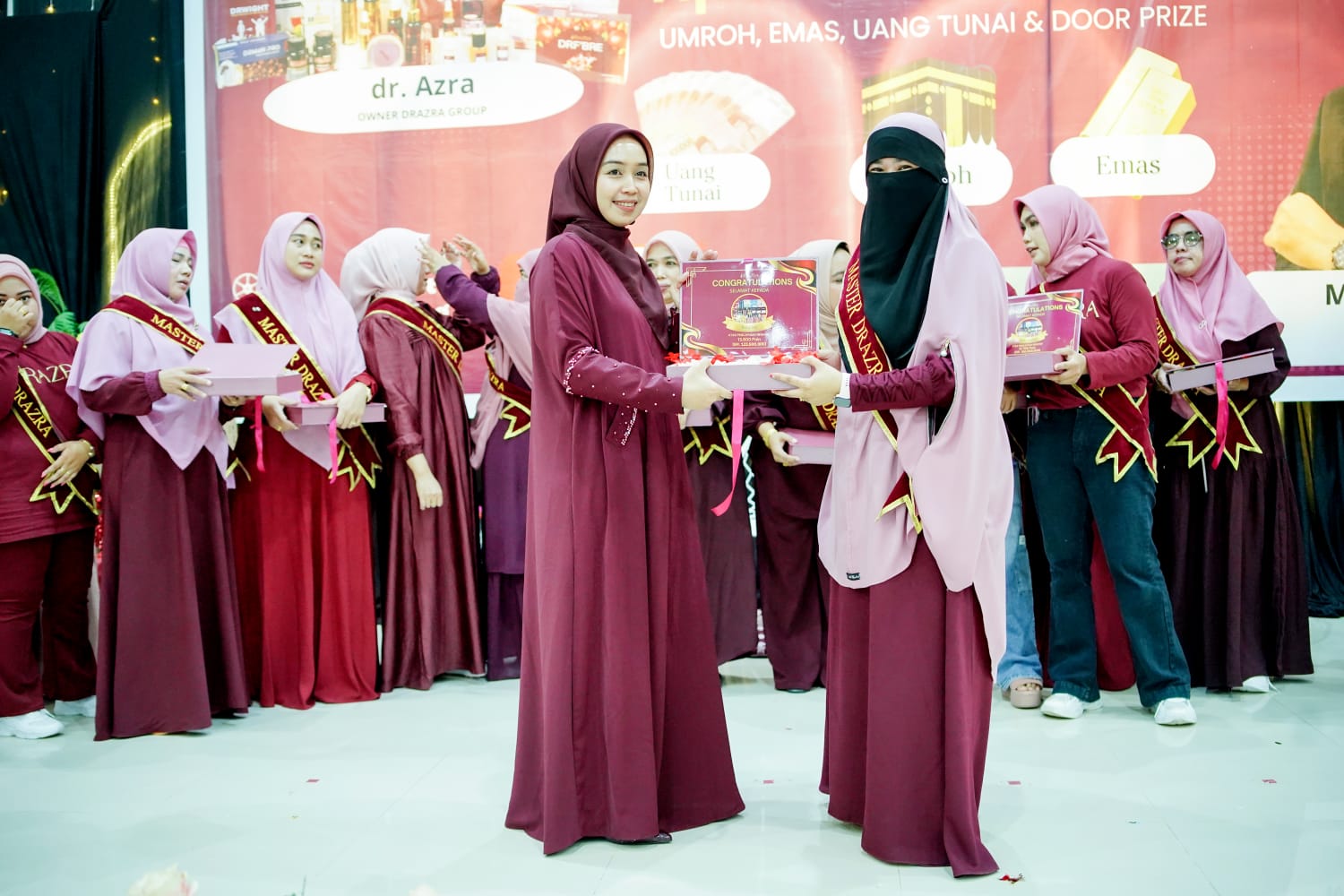 Dokumentasi penyerahan reward
