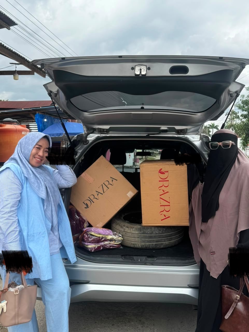 Pengambilan stok DRAZRA bersama tim