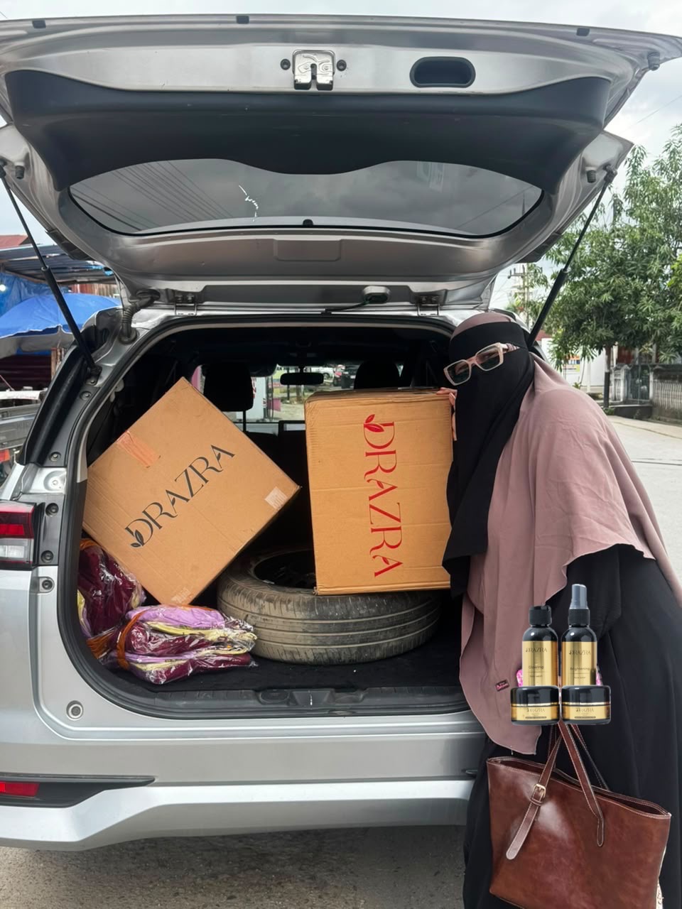 Pengambilan stok DRAZRA Ummu Rifana