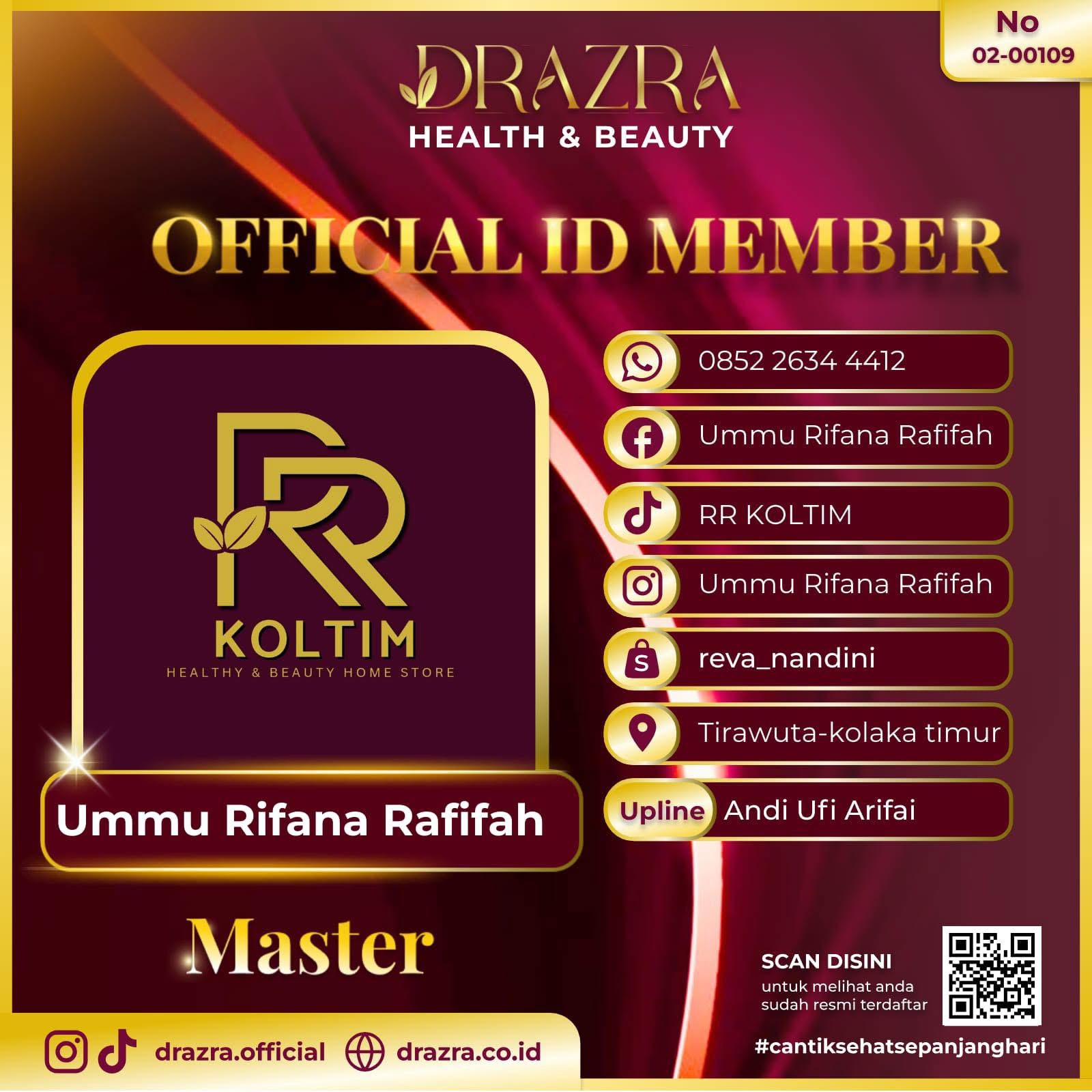 Official ID Member Ummu Rifana Rafifah