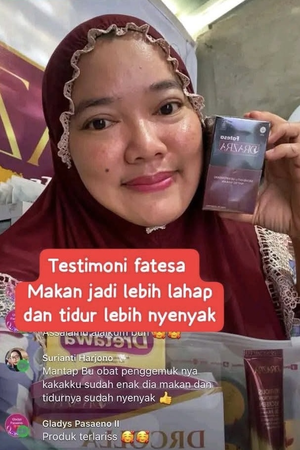 Dokumentasi testimoni pelanggan Fatesa DRAZRA